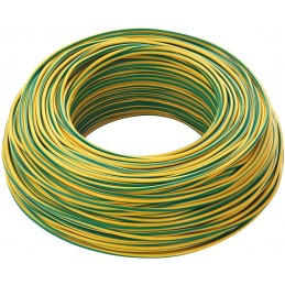 Cavo unipolare 2,5 mmq FS17 Giallo Verde Matassa 100 Mt