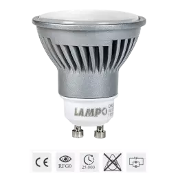 Lampada a Led GU10 7,5W Luce Naturale Lampo