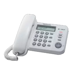 Telefono Fisso con Filo Panasonic TS560EX1 Bianco