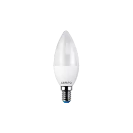 Lampada a Led oliva 8W E14 6400°K Luce Fredda Lampo