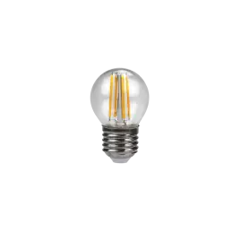 Lampadina Sfera a filamento Led 4W effetto vintage Luce Calda Lampo