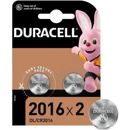 Batteria Lithio CR2016 Duracell confezione due pezzi