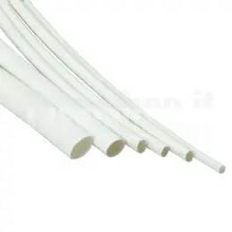 Guaina Termostringente colore bianco diametro 3,2 lunghezza1metro