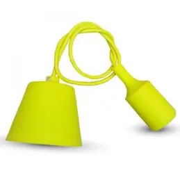 Coppetta per Lampade a Sospensione E27 colore Giallo 1mt LAMPO