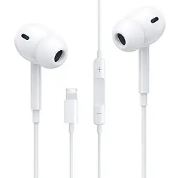 Cuffie Auricolari Bluetooth con Filo per Iphone colore Bianco HOCO M1 PRO