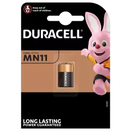 Batteria Alkalina 6V MN11 per Dispositivi di Sicurezza Duracell blister 1pz