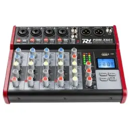 (1) Mixer Audio Microfonico a 6 Canali con Bluetooth / Usb / Mp3