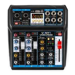 Mixer Audio Microfonico a 4 Canali con Bluetooth  DSP Usb Mp3 Modello VMMP500