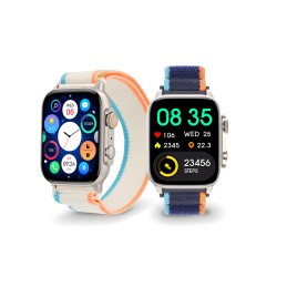 Smartwatch con Funzione Chiamata Wireless AMOLED Always On IP68 Grigio - TREVI5