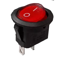 Interruttore a bilanciere luminoso 220V rosso ON-OFF